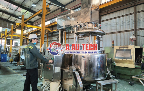 Máy nhũ hóa dầu gội 500L 