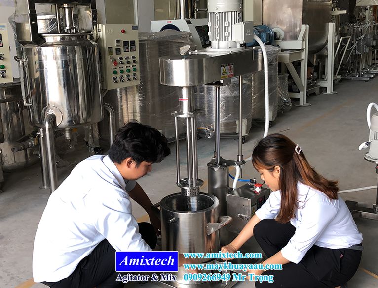 máy nhũ hóa mỹ phẩm 10-20kg