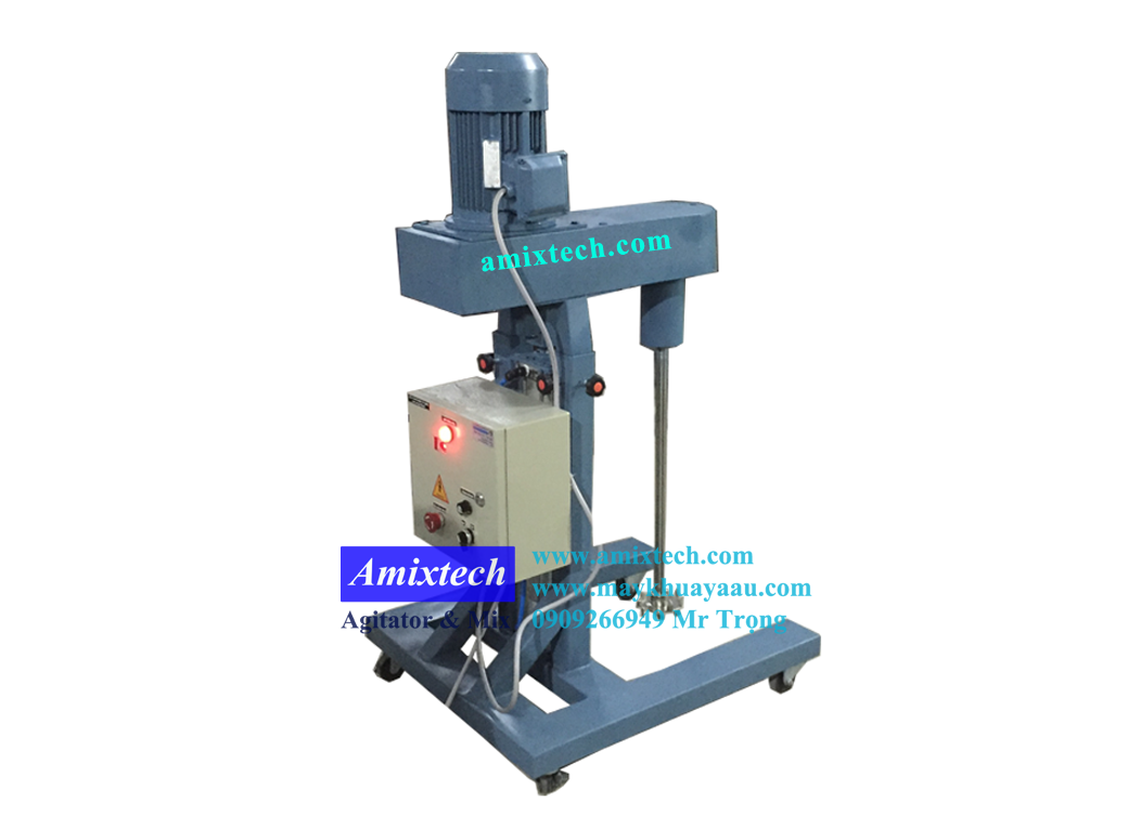 máy khuấy nâng hạ bằng điện