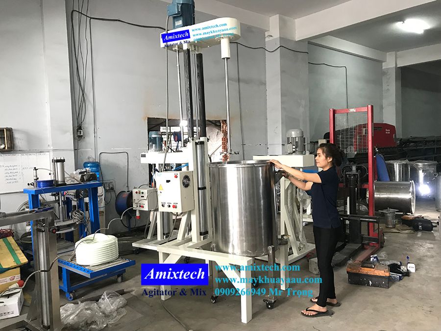 máy khuấy mực in công nghiệp 200 lít