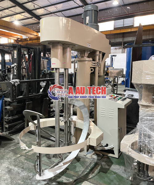 Máy khuấy 2 trục có cánh quét 