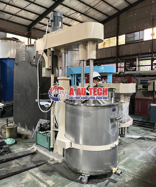 Máy khuấy 2 trục có cánh quét 
