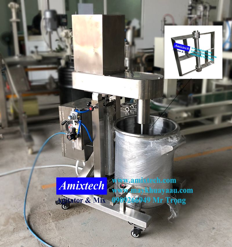 máy khuấy trộn mỹ phẩm bằng inox