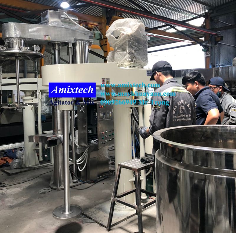 máy khuấy sơn thủy lực 30hp