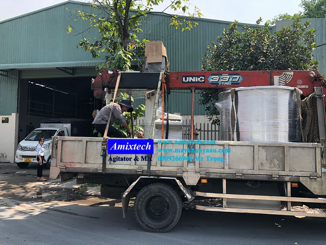 máy khuấy sơn thủy lực