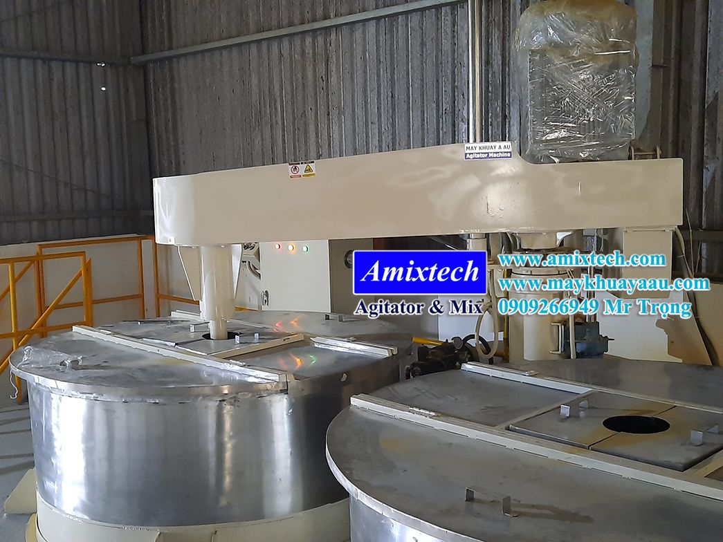 máy khuấy sơn 100 hp hệ xoay
