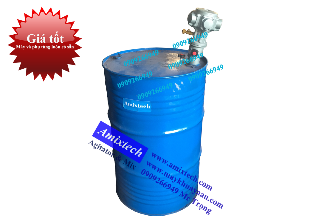  Máy khuấy gắn nắp phuy Amix-K06