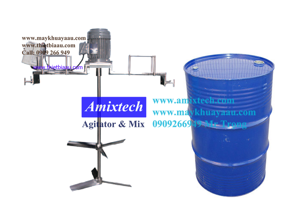 máy khuấy phân bón 200 lít