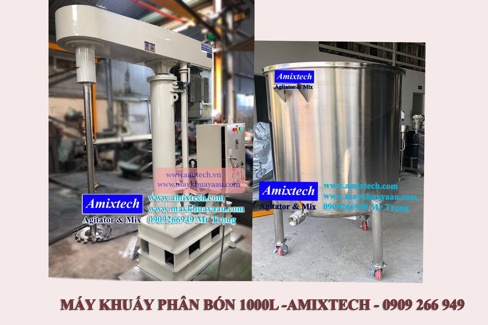 may khuay phan bon 500-1000 lit