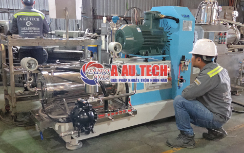 Máy nghiền bi nằm ngang cánh đĩa