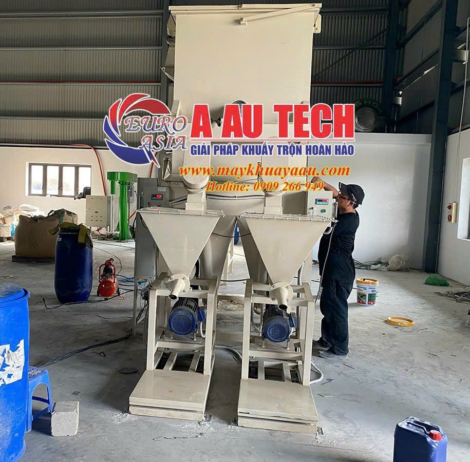 may san xuat tron bot xay 2 tang