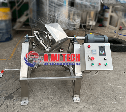 máy trộn bột hình lập phương 10kg á âu
