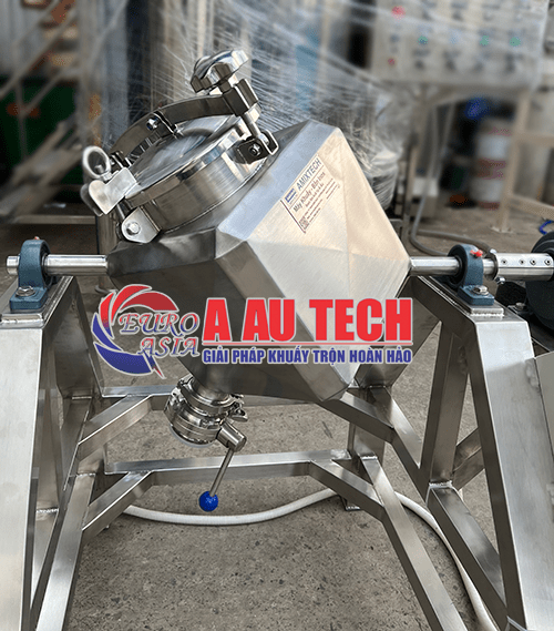 máy trộn hình lập phương 10kg