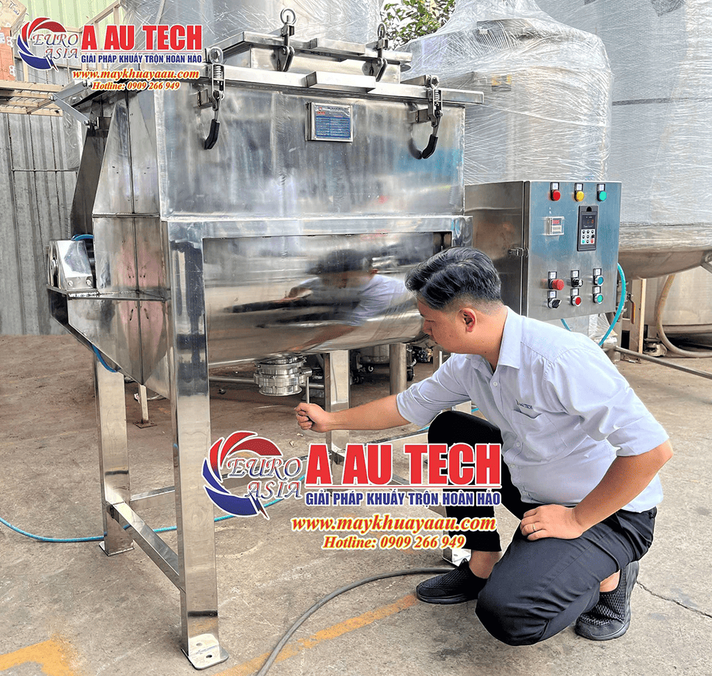 máy trộn thực phẩm nằm ngang 200-250kg