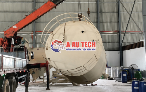 silo công nghiệp sơn màu theo yêu cầu