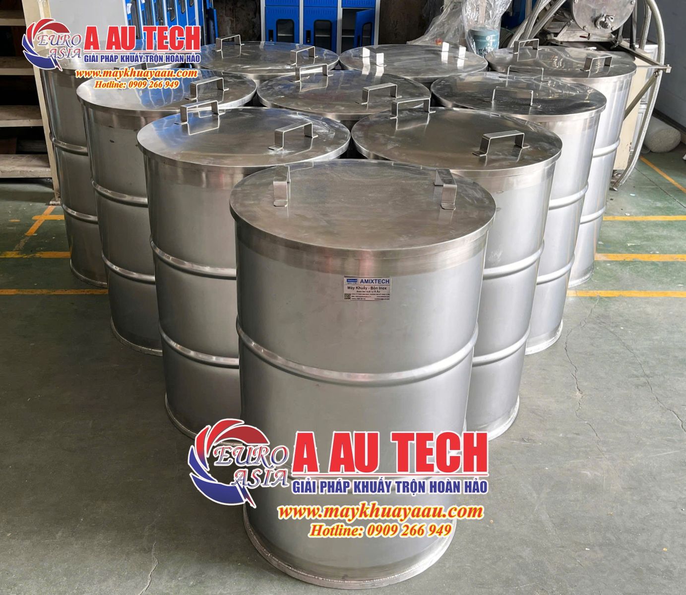 thùng phuy inox 200 lít